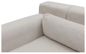 Svetlobéžová rohová pohovka Artie Jivago, ľavý roh