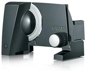 GRAEF SKS 10022 elektrický krájač s 2 kotúčmi, čierna