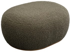Pebble Boucle taburetka zelená