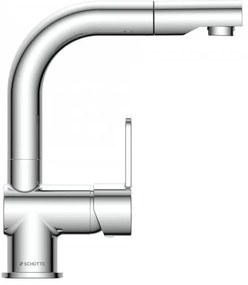 Schütte 79710 - Drezová batéria s vysúvacou sprchou LONDON, lesklý chróm