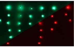 Vianočná LED reťaz s diaľkovým ovládaním Icicle 172 LED, farebná