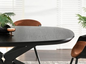 Jedálenský stôl Santander (čierna). Akcia -20%. Vlastná spoľahlivá doprava až k Vám domov. 1137167
