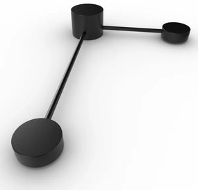 LED Nástenné svietidlo JOY 2xGX53/6W/230V čierna