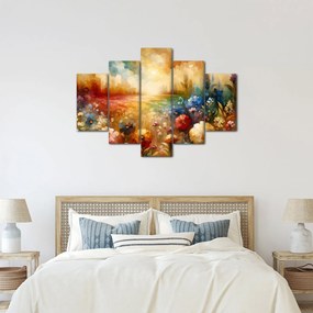 Obraz - Pestrofarebná lúka (150x105 cm)