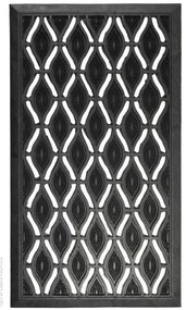 B-line, Vonkajší čistiaci rohožka guma 301 – na von aj na doma, 40x70, šedá