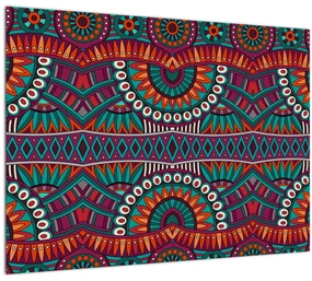 Obraz ornamentálne abstrakcie (70x50 cm)