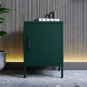Nočný stolík MIA, 424 x 595 x 400 mm, Modern: fľaškovo zelená farba