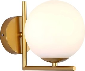 Toolight Toolight, nástenné svietidlo 1xE27, G102-1W, zlatá lesklá, OSW-09727