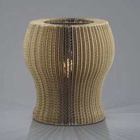 Stolová lampa Layer z kartónu 1-pl., tvar vázy