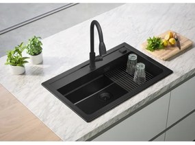 ALVEUS 1148163 - Kuchynský drez ATROX 79x50 cm granit/čierna