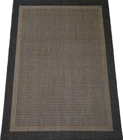 Koberec Eqos 0001 Brown – hnedý vzorovaný obdĺžnik Rozmer: 120x180 cm
