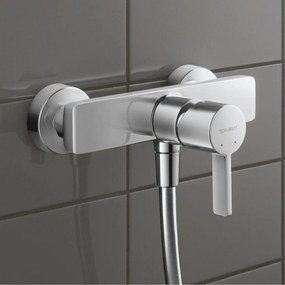 DURAVIT D-Neo páková sprchová batéria nástenná, chróm, DE4230000010