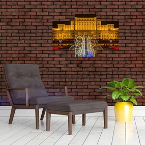 Obraz - Palác parlamentu, Bukurešť Rumunsko (90x60 cm)
