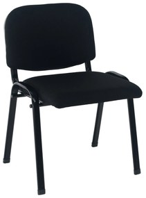 Kancelárska stolička, čierna, ISO ECO