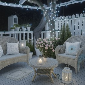 Vianočné svetielka vonkajšie FLASH studená biela 200 LED