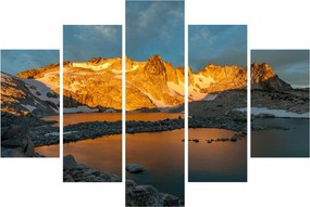 Obraz vysokohorskej krajiny (150x105 cm)