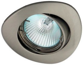 CLX Podhľadové stropné bodové osvetlenie GIRONA, 1xMR16, 50W, strieborné