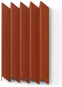 Kovový nástenný vešiak v tehlovej farbe Sensu – Spinder Design