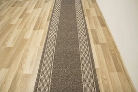Protišmykový behúň Diamond 4019 hnedý / béžový