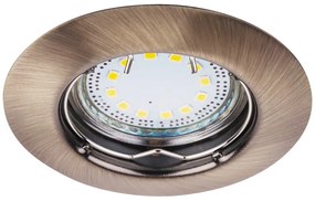 Rabalux LED zápustné bodové svietidlo Lite 3x3W | 720lm | 3000K | IP40 - set 3 svietidiel, bronz