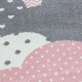 Ayyildiz Detský kusový koberec BAMBI 0820, Ružová Rozmer koberca: 140 x 200 cm