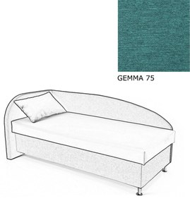 AVA NAVI, ĽAVÁ 90x200 Varianta: GEMMA 75