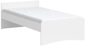 Posteľ 100x200cm s USB portom Pure - biela