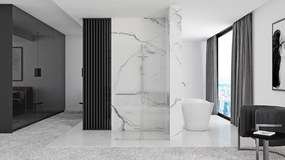 Rea Cortis, posuvná sprchová zástena 120x200cm, 6mm číre sklo, chrómový profil, REA-K7211