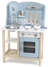 Detská kuchynka Viga 44047 PolarB strieborná / modrá