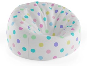 Sablio Sedací vak Cocoon Bodka vedľa bodky - 115 x 75 cm x 45 cm
