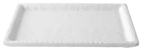 Podnos biely veľký 24,4 x 17,5 cm - Elements Melamin (Flow) - 593174