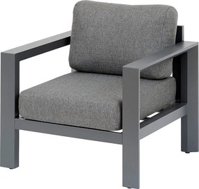 DEOKORK Hliníkové kreslo VANCOUVER (antracit)