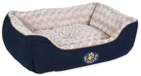 Tmavomodrý plyšový pelech pre psa 50x60 cm Scruffs Wilton M – Plaček Pet Products