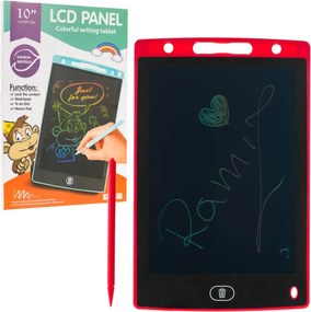 LCD tablet na kreslenie pre deti červený