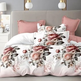 Krepové obliečky Homa CEREA ROSE 3-dielna sada 140x200 cm