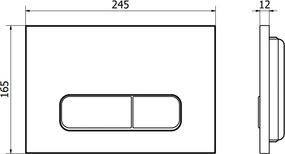 Mexen FENIX 02 - TLAČIDLO PRE Mexen MODUL, BIELA - 600200