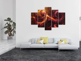 Obraz - Chobotnica, olejomaľba (150x105 cm)