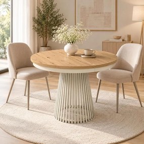 Moderný rozkladací stôl DEMI 100 - 180 cm Farba: Dub artisan