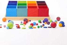 Grimm's - Farebné krabičky - triediaca pomôcka - 12 ks