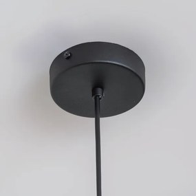 Luster na lanku ETNA II 1xE27/15W/230V pr. 25 cm čierny