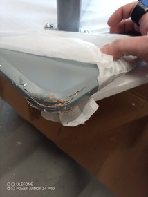 AKCIA Sivý jedálenský stôl BERGEN 120x80 cm II. akosť