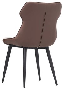 Jedálenská stolička Ostela - béžová / hnedá / čierna