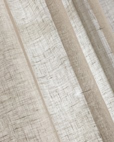 Zaves s riasením WAVE farba produktu béžová látka polopriehľadný, zapletaná, ľanová