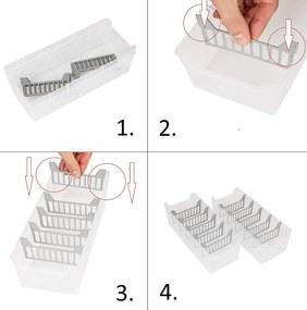 Organizér na korenie v vreckách, zásobník, ANNA