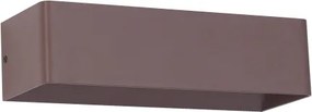Brilagi - LED vonkajšie nástenné svietidlo DONNANI LED/12W/230V 30 cm hnedé IP44