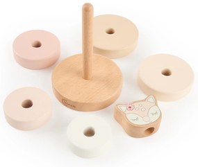 Bieco - Drevená stohovacia veža - jelenček Ella