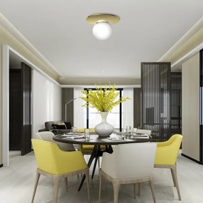 Stropné svietidlo PLATO 1xE14/40W/230V pr. 19 cm