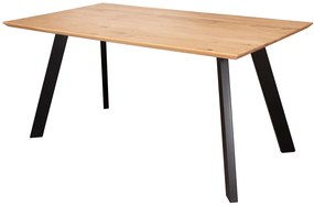 Dubový stôl Loft 90x180 cm Detroit prírodný dub