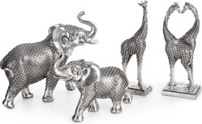 DEKORAČNÁ SOŠKA EVAN 9X25X20 CM SIVÁ