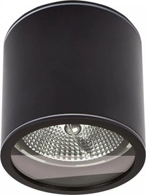 Kúpeľňové bodové svietidlo CHLOE AR111 1xGU10/15W/230V IP44 okrúhly čierna